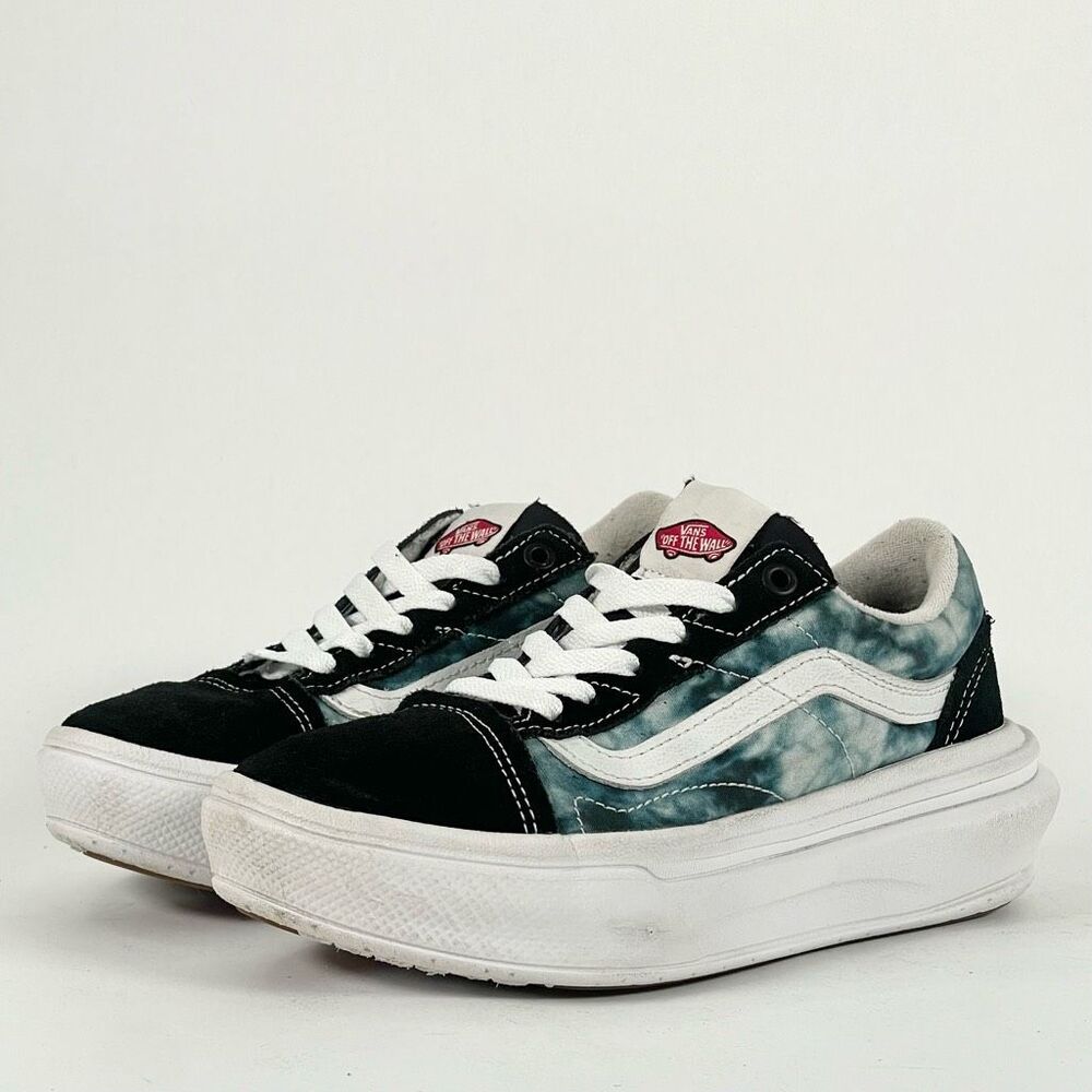 VANS Old Skool Overt CC Womens 6.5 Tie-Dye Platform Classic Retro Skate Sneakers - Picture 7 of 13